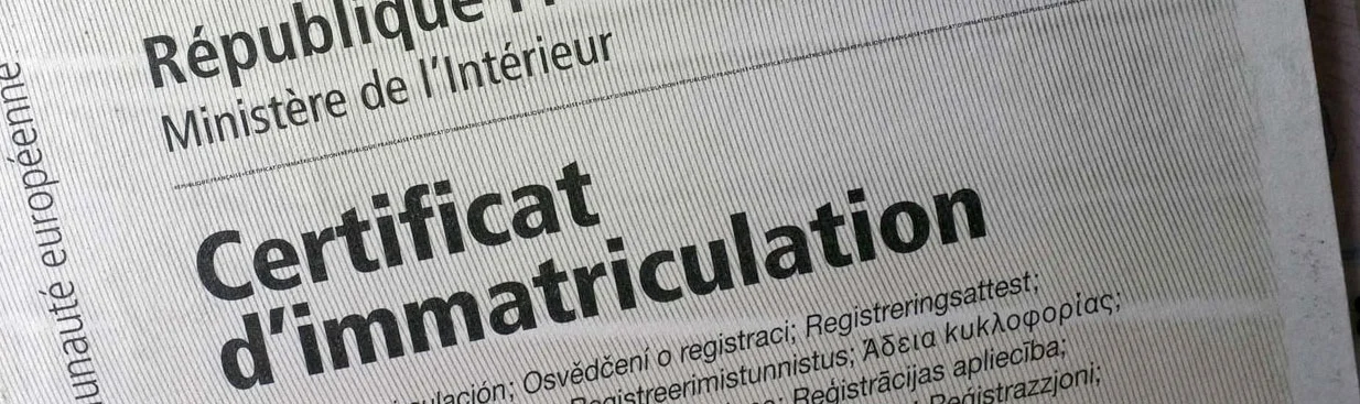 Comprendre votre carte grise Comprendre votre carte grise